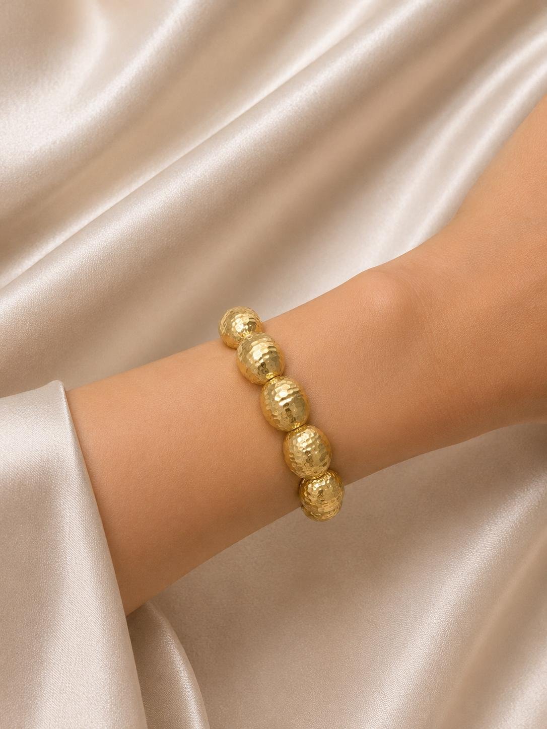 Lal Gold Boncuklu Kelepçe