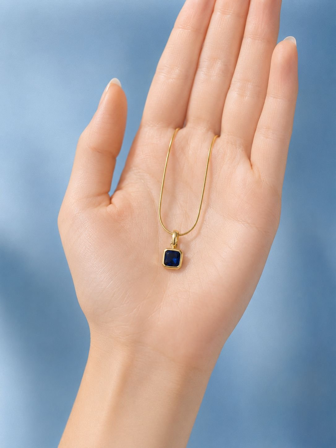 Safir Işıltısı Kolye görsel 2