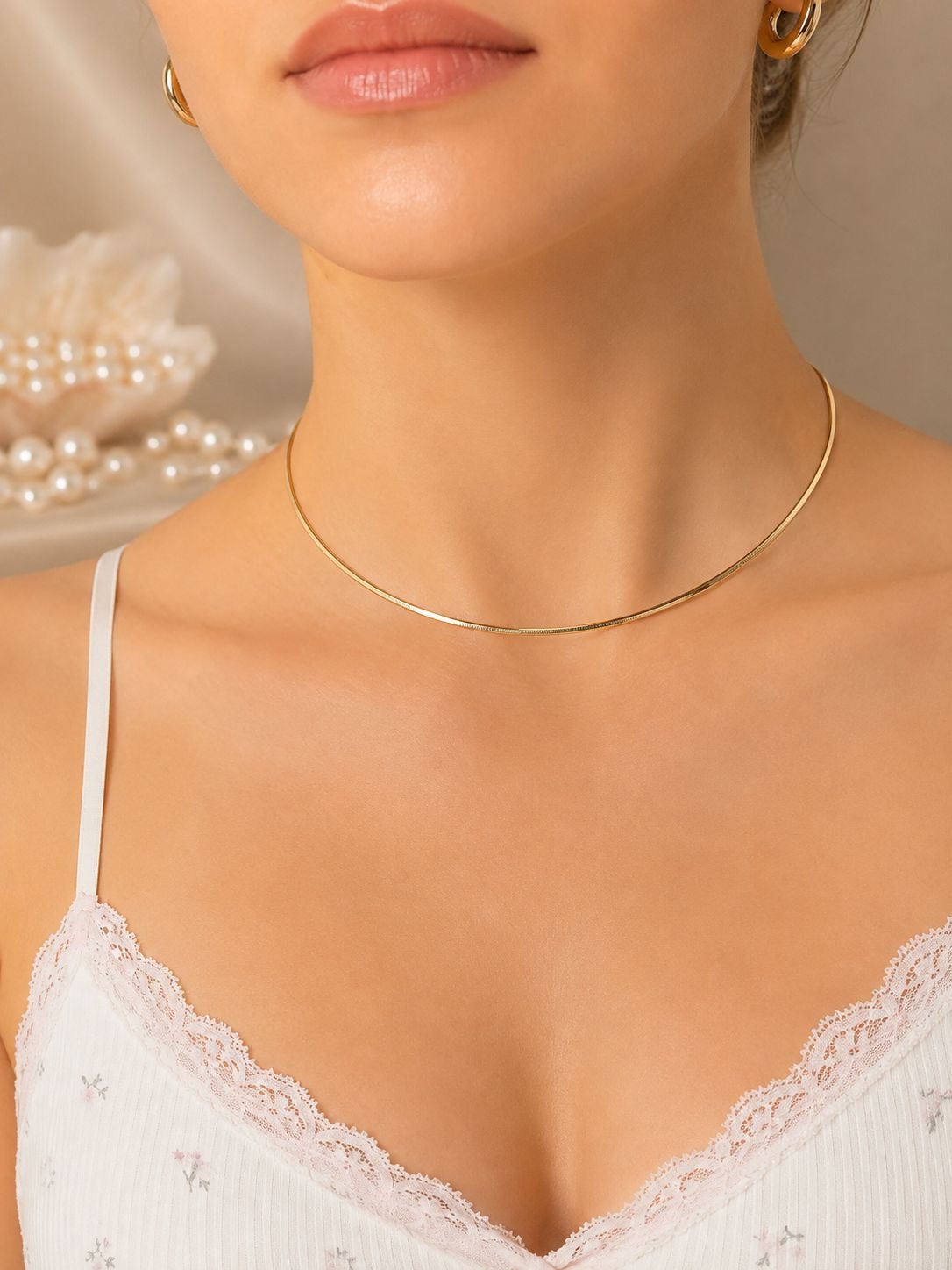 Gold İnce Zincir Kolye