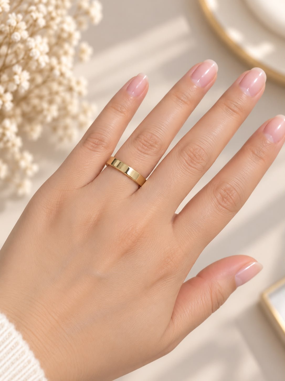 Lal Pure Gold Sade Yüzük